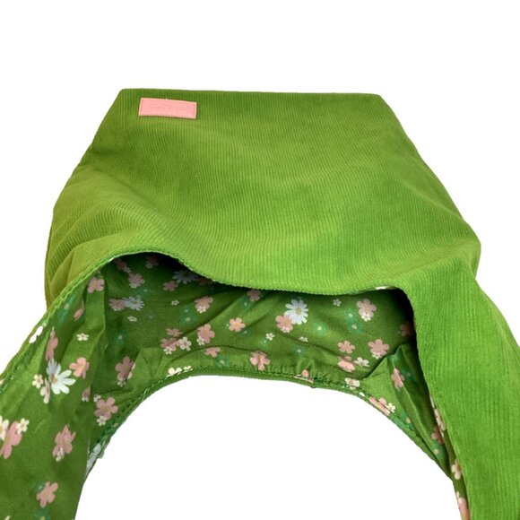 Marc Jacobs Daisy Wild Green Corduroy Tie Top Pouch Floral Fabric Bag EDP 5PC - Picture 7 of 13